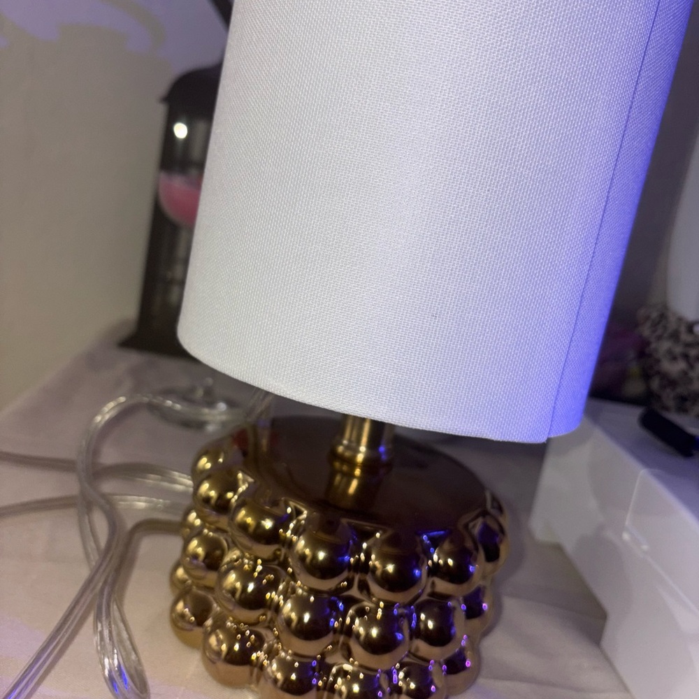 White and Gold Table Lamp